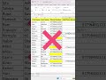 Excel Tips 11 Shift Multiple Cells data