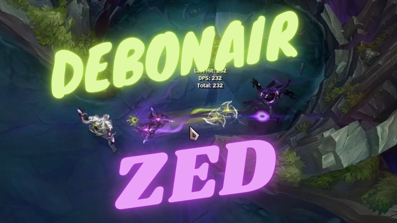 Debonair Zed Skin with Chroma | Pre-Release + in-game - YouTube