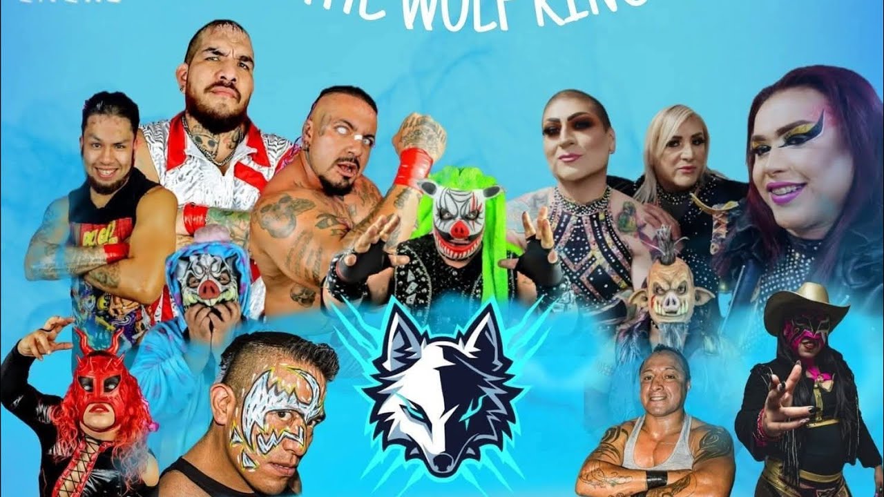 Pig Destroyer, Pig Destructor y Pig Pool vs Puma de Oro, Big Ovett y Big Mike THE WOLF KING 