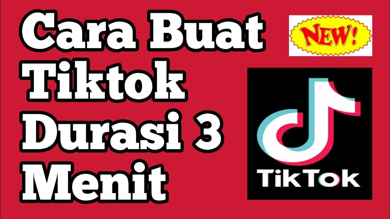 cara bikin video tik tok durasi panjang YouTube