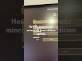 How to downgrade minecraft Java edition update