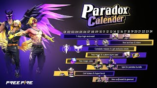 Paradox Event Calendar Free Fire | New Evo Bunlde Event Confirm Date | Free Frie New Event