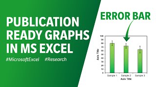 Line charts with Error Bar in MS Excel