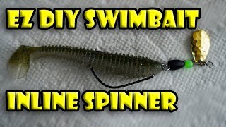 Homemade Inline Spinner Swimbait Fishing Lure - DIY Tutorial