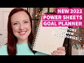 NEW 2022 POWER SHEETS GOAL PLANNER REIVEW | CULTIVATE WHAT MATTERS
