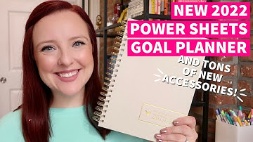 NEW 2022 POWER SHEETS GOAL PLANNER REIVEW | CULTIVATE WHAT MATTERS