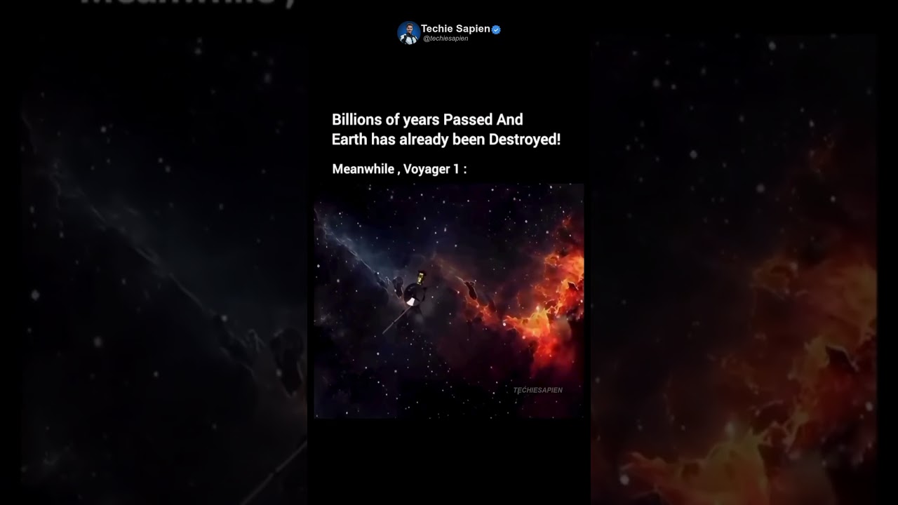 Voyager 1 Keeps Traveling Through Space While Earth Is Long Gone 🤯🌌 | The Last Message From Humanity