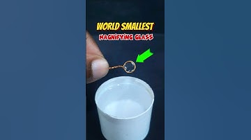World Smallest Magnifying Glass 🧐👍| #shorts #experiment #viral