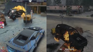 Double R Push Mr K into the Gas Pumps (Both POVs) | NoPixel GTA RP