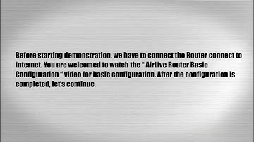 [AirLive Tutorial] AirLive IPCAM Plug and Play with AirLive Routers