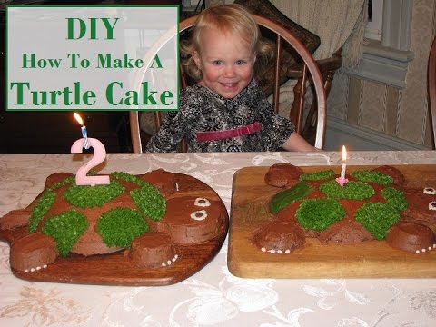 How To Make A Cute Turtle Birthday Cake