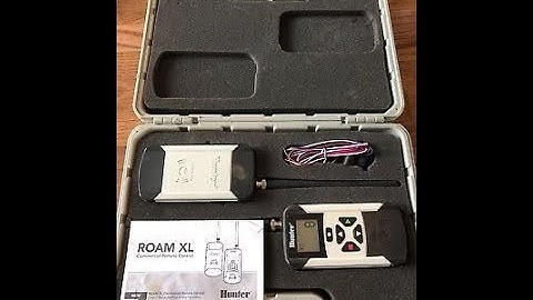 HOW to use a Hunter XL Roam Remote with a Hunter I-CORE Controller