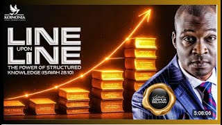 LINE UPON LINE (THE POWER OF STRUCTURED KNOWLEDGE)|APOSTLE JOSHUA SELMAN |06|07|2025