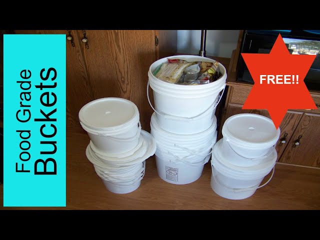 How to Identify Food Grade Buckets: 9 Steps (with Pictures)