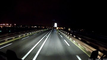 Gitup F1 with F1.2 lens, standard FW and settings. Unlit out-of-town road.