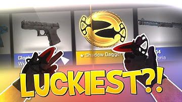 LUCKIEST CS:GO SHADOW CASE DROP EVER! (CS:GO Single Case Opening)
