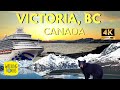 Victoria BC Cruise Port to Beacon Hill Park | 4K Walking Tour