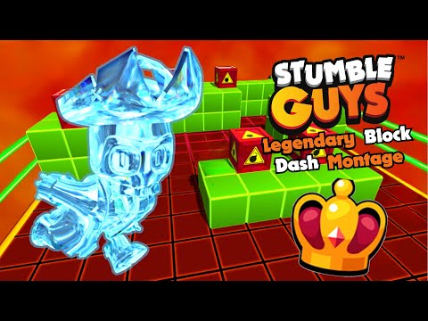 Legendary BLOCK DASH EPIC Montage +99999 IQ Play (STUMBLE GUYS)