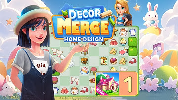 Merge Decor: Home Design / Area:1 Walkthrough Gameplay#games