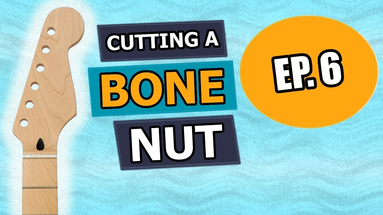 Mighty Mite Guitar Neck Transformation Part 6 - Cutting a Bone Nut