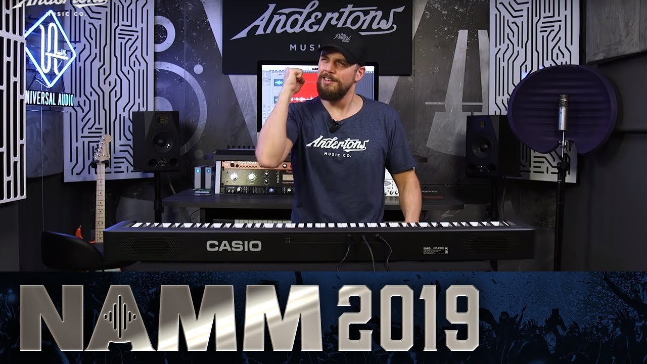 New From Casio! - CDP-S100 Portable Digital Piano - NAMM 2019 - YouTube