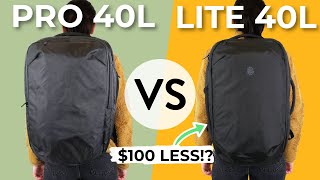 Tortuga Travel Backpack PRO vs LITE ($100 Less?!)