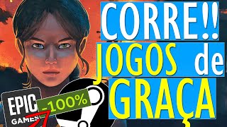 CORRAM!!! JOGOS de GRAÇA PARA RESGATE GRÁTIS no PC (Epic Games e
