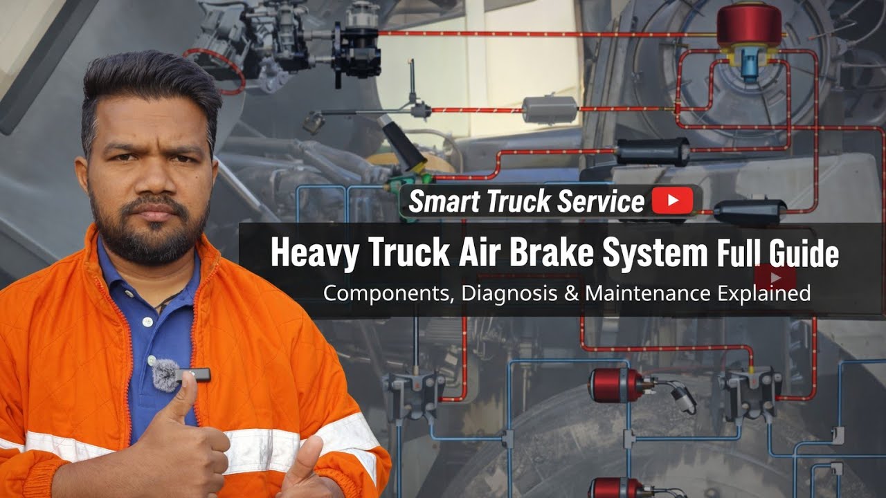 Heavy Truck Air Brake System Full Guide | Components, Diagnosis & Maintenance Explained