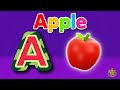 A for Apple 🍎 B for Ball ⚽ C for Cat 🐱 ABC Song for Kids | A to Z Learning Video 🌈