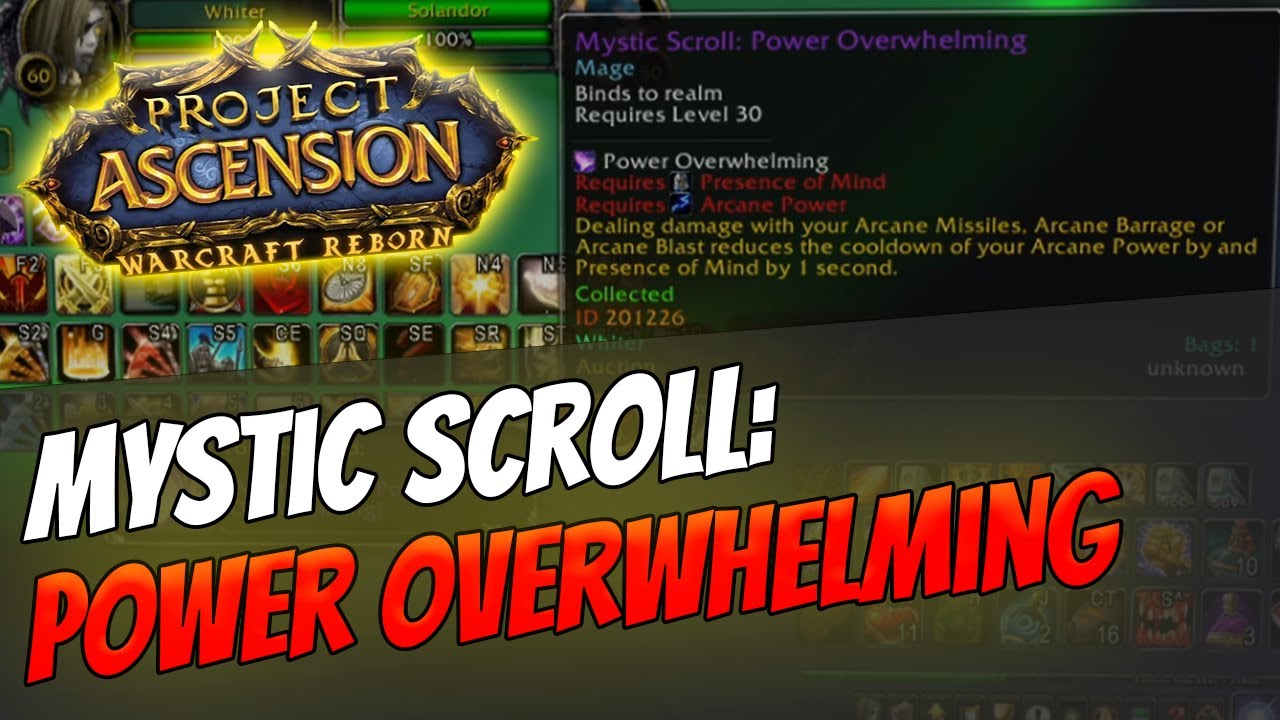 How to get Mystic Enchant: Power Overwhelming | Mage [Bronzebeard | Ascension Warcraft Reborn]
