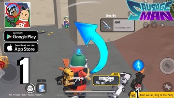 Sausage Man -Gameplay Walkthrough Part 1. (iOS, android)