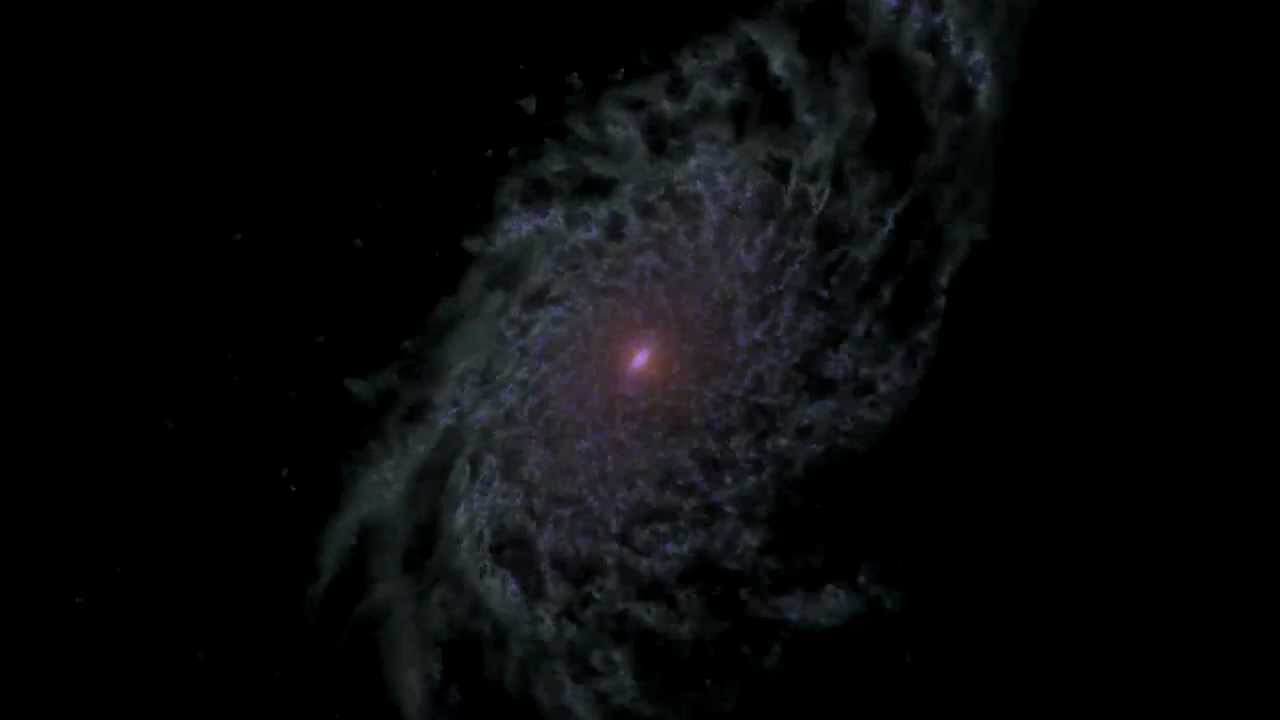 Video till NASA visar en galax liv