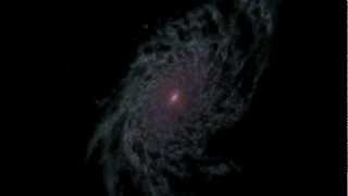 NASA | Computer Model Shows a Disk Galaxy's Life History