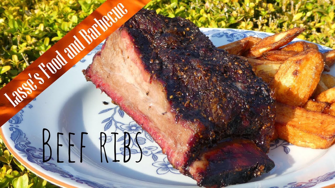 Beef ribs - sucess on the Weber 22Inch Compact- using the snake method ...