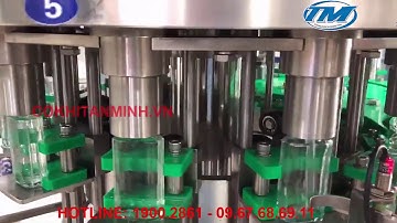 DÂY CHUYỀN CHIẾT RÓT, XÚC RỬA, XOÁY NẮP 3 TRONG 1 | Liên hệ : 0812.814.809