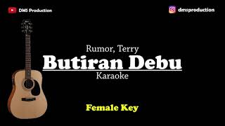 Butiran Debu  Rumor Terry female Key karaoke Akustik