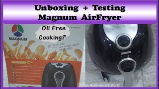 Unboxing & Testing Magnum Airfryer | Cook with Us Vlog  | 1st Impression