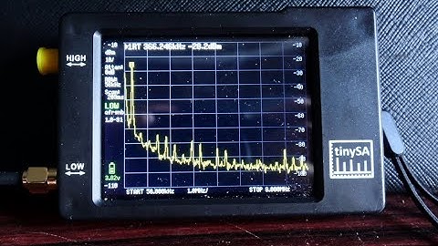 The TinySA - Unboxing and first look