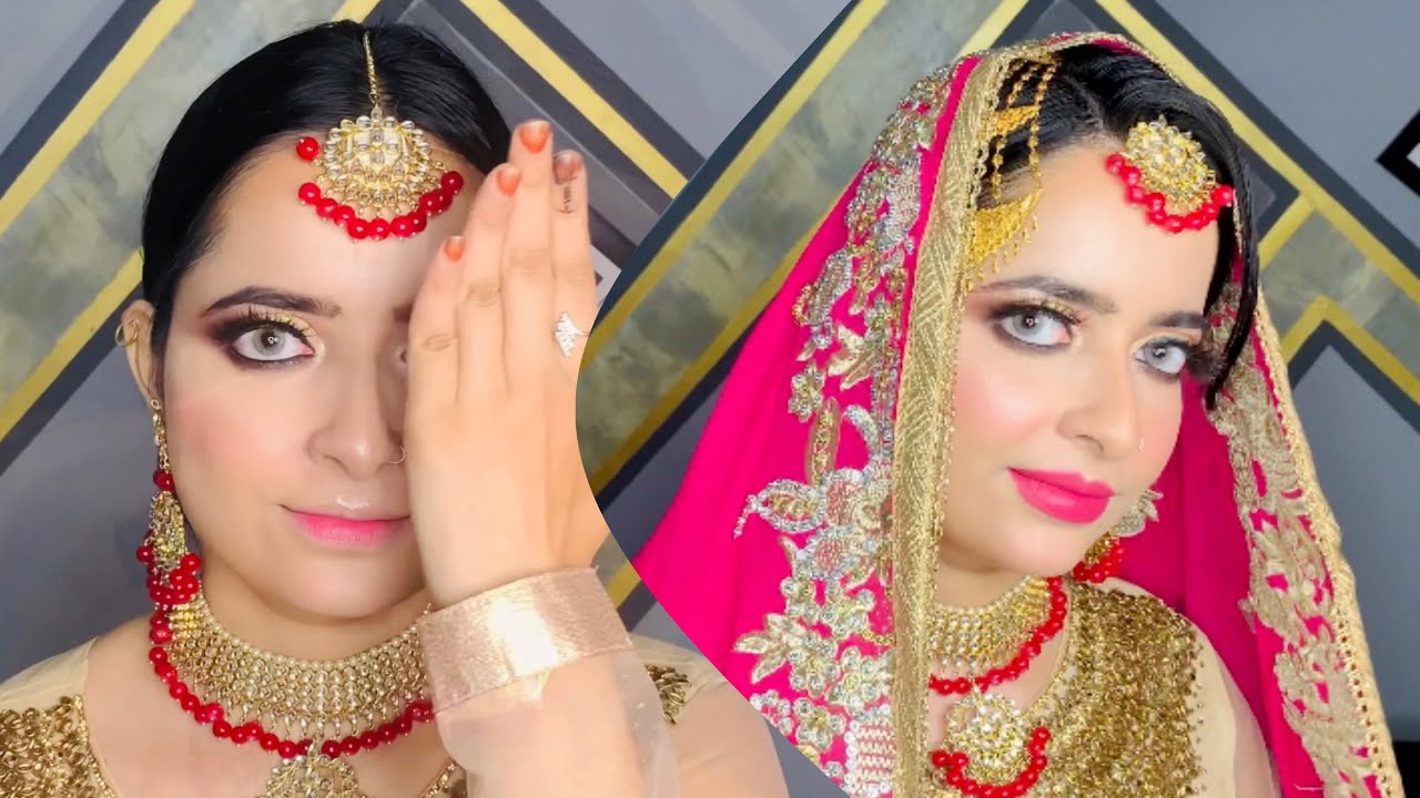 Winter BRIDAL MAKEUP on sensitive acne prone skin Step by Step makeup