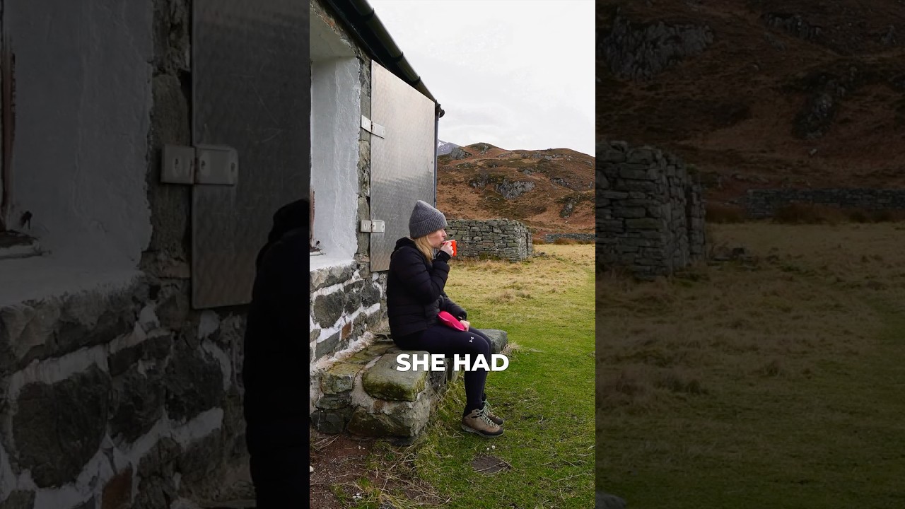 Spend the night with me in an abandoned village 🏴󠁧󠁢󠁳󠁣󠁴󠁿 #scotlandtravel #bothy #haunted