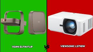 XGIMI Elfin Flip VS ViewSonic LS740W | 4K Laser vs Bright Beast