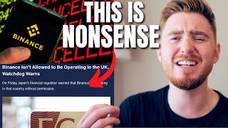 BINANCE IS NOT FULLY BANNED IN THE UK (Actually Important NO HOPIUM) Crypto Market News