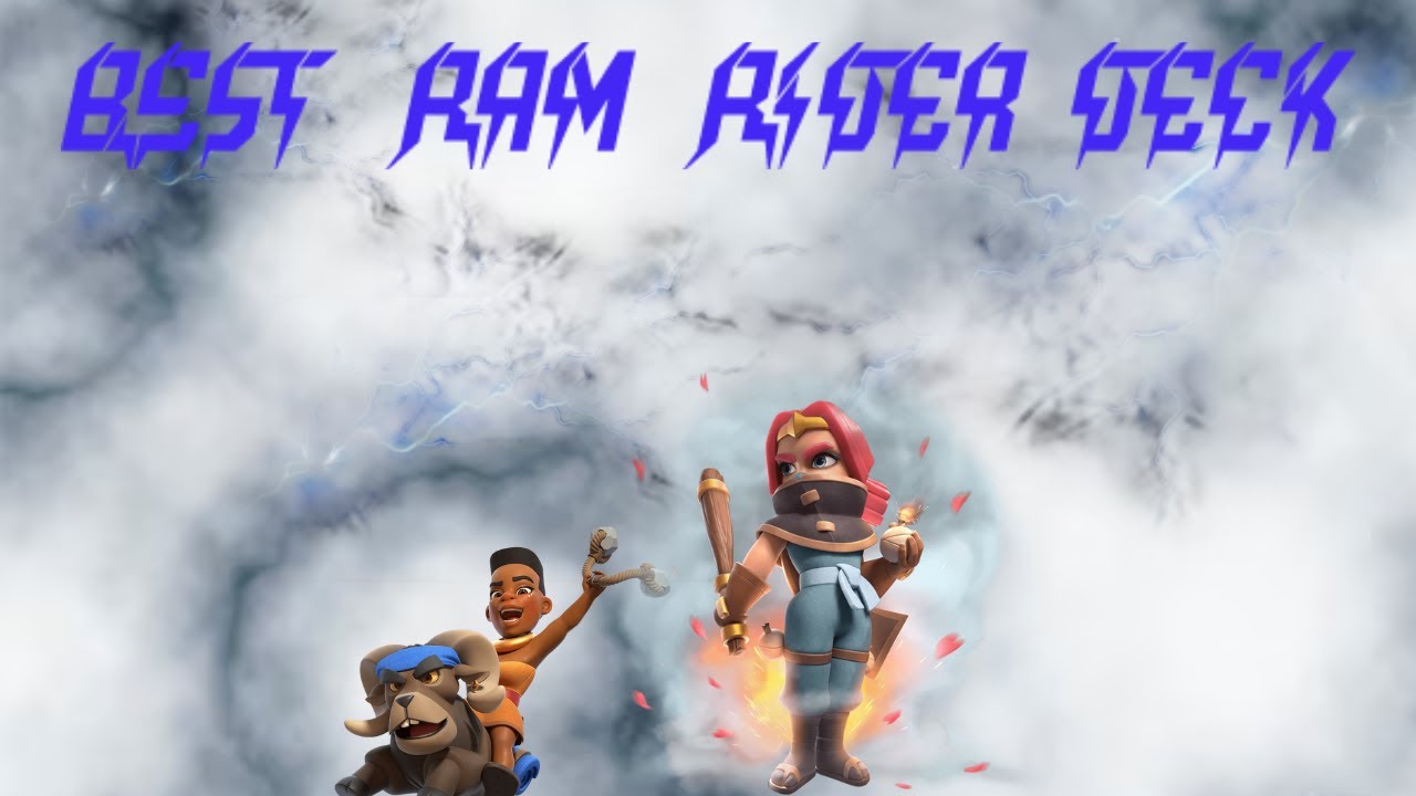 BEST RAM RIDER DECK in Clash Royale