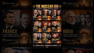 Man behind every countries nuclear weapons! #nuclear #facts #explore