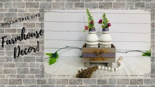 Dollar Tree Spring DIYs 2021 | Modern Farmhouse Spring Decor DIYs | Upcycled DIYs | Sun's Arts