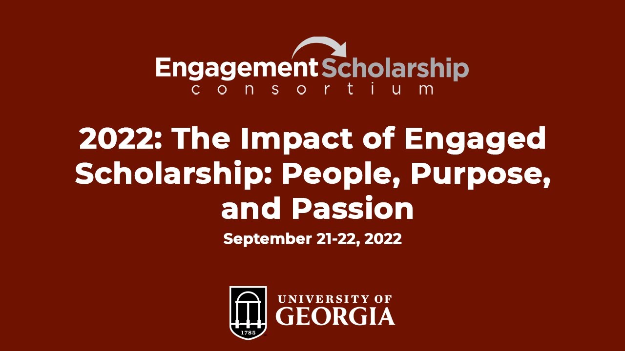 The Impact of Engaged Scholarship: People, Purpose, and Passion