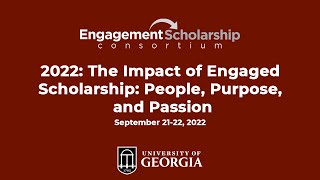 The Impact of Engaged Scholarship: People, Purpose, and Passion
