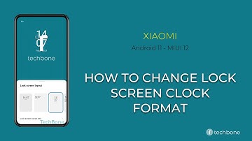 How to Change Lock screen Clock format - Xiaomi [Android 11 - MIUI 12]
