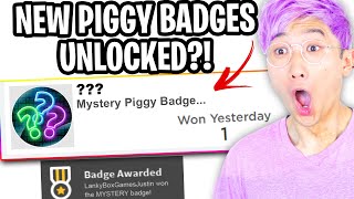 Can We Unlock The NEW SECRET PIGGY BADGES?! (HUGE ANNOUNCEMENT)