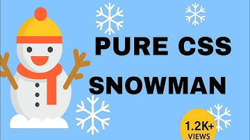 CSS Snowman I PURE CSS |